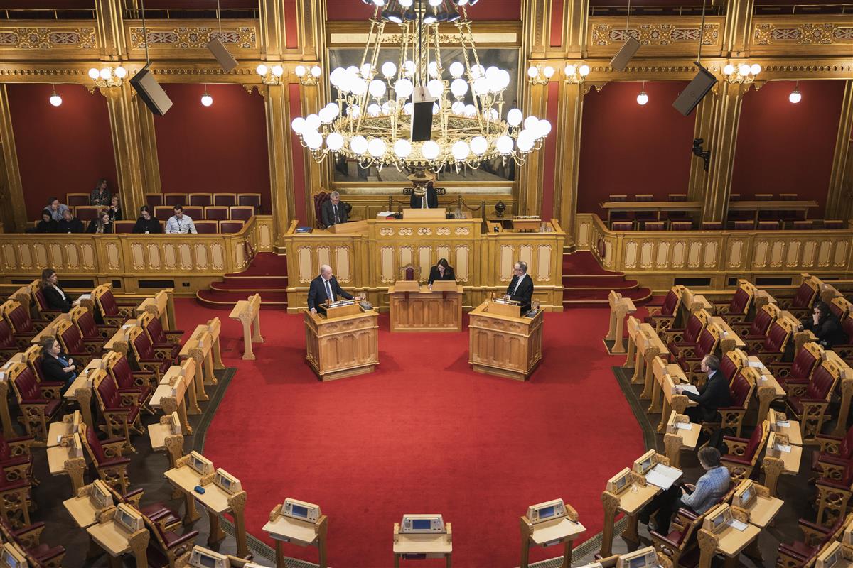 Stortinget handsama saken 28. januar 2025. - Klikk for stort bilete